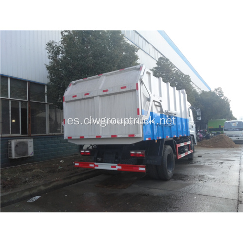 Camión de basura compactador de carga trasera Dongfeng 4x2